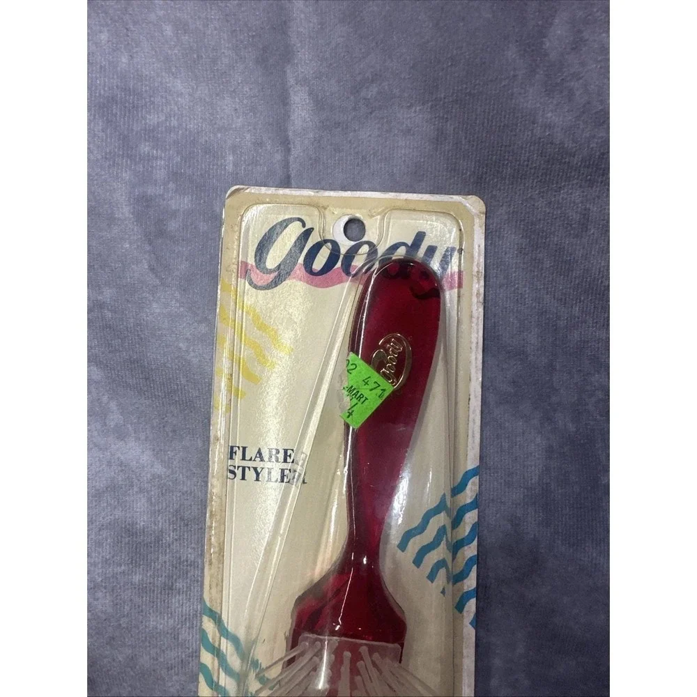 Goody Flare Brush‎ Red Vintage 1989 New In Package